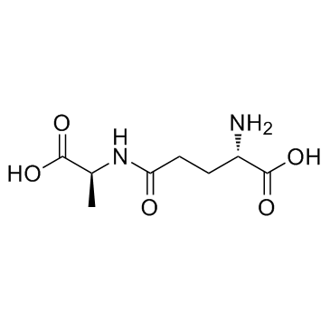 γ-L-谷氨酰-L-丙氨酸结构式