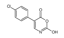5-(4-chlorophenyl)-3H-1,3-oxazine-2,6-dione结构式
