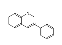 N,N-dimethyl-2-(phenyliminomethyl)aniline结构式