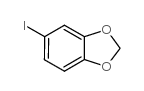 1-碘-3,4-亚甲基二氧基苯结构式