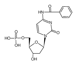 N4-benzoyl-2'deoxy-[5']cytidylic acid结构式