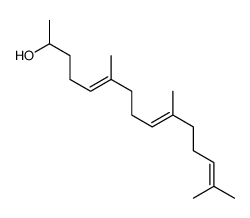 6,10,14-trimethylpentadeca-5,9,13-trien-2-ol结构式