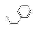 Benzene, [(1Z)-2-bromoethenyl]-结构式