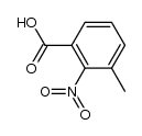 3-methyl-2-nitrobenzoic acid结构式