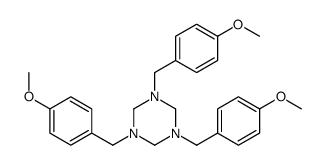 1,3,5-tris[(4-methoxyphenyl)methyl]-1,3,5-triazinane结构式