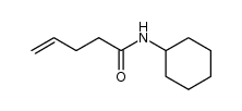 N-cyclohexyl-4-pentenamide结构式