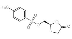 (S)-(+)-二氢-5-(对甲苯基磺酰氧基甲基)-2(3H)-呋喃酮结构式