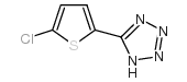 5-(5-氯-2-噻吩基)-1H-四唑结构式
