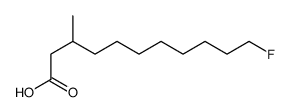 11-fluoro-3-methylundecanoic acid结构式