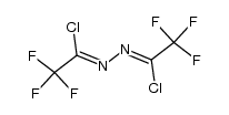2,5-dichloro-1,1,1,6,6,6-hexafluoro-3,4-diaza-hexa-2,4-diene结构式