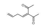 3-but-3-enylidene-pentane-2,4-dione结构式
