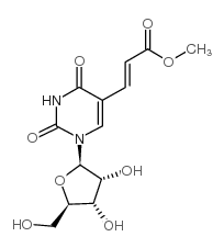 (E)-5-(2-CARBOMETHOXYVINYL)URIDINE结构式