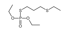 1-diethoxyphosphorylsulfanyl-3-ethylsulfanylpropane结构式