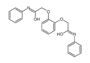 2-[2-(2-anilino-2-oxoethoxy)phenoxy]-N-phenylacetamide结构式
