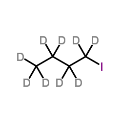碘丁烷-D9结构式