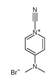 1-cyano-4-N,N-dimethylaminopyridinium bromide结构式