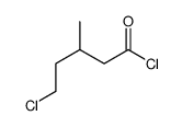 5-chloro-3-methylpentanoyl chloride结构式