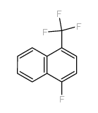 1-氟-4-三氟甲基萘结构式