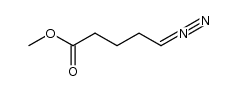 ω-Diazo-n-valeriansaeure-methylester结构式