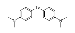 4-[4-(dimethylamino)phenyl]tellanyl-N,N-dimethylaniline结构式