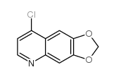 4-氯-6,7-亚甲基二氧基喹啉结构式