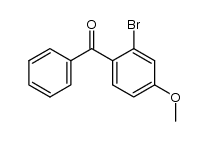 2-bromo-4-methoxyphenyl phenyl ketone结构式