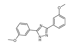 3,5-bis(3-methoxyphenyl)-1H-1,2,4-triazole结构式