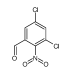 3,5-二氯-2-硝基苯甲醛结构式