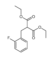 diethyl 2-[(2-fluorophenyl)methyl]propanedioate结构式