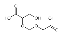 2-(carboxymethoxymethoxy)-3-hydroxypropanoic acid结构式