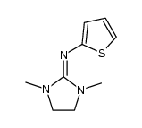 1,3-dimethyl-2-(2-thienylimino)imidazolidine结构式