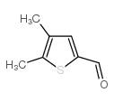 4,5-二甲基噻吩-2-羧醛结构式