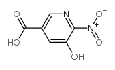 5-羟基-6-硝基吡啶-3-羧酸结构式