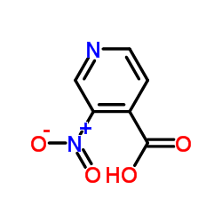 3-硝基-4-吡啶羧酸结构式