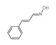 2-Propenal, 3-phenyl-,oxime, (2E)-结构式
