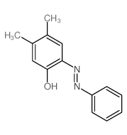 3,4-dimethyl-6-(phenylhydrazinylidene)cyclohexa-2,4-dien-1-one结构式