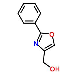 (2-苯基-4-噁唑)-甲醇结构式