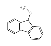 9H-Fluorene,9-(methylthio)-结构式