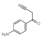3-(4-氨基苯基)-3-氧代丙腈结构式
