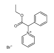 1-(ethoxycarbonyl-1-phenylmethyl)pyridinium bromide结构式