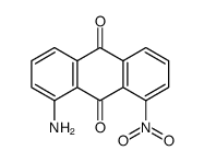 1-amino-8-nitroanthracene-9,10-dione结构式