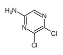 2-氨基-5,6-二氯吡嗪结构式