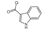 1H-吲哚-3-羰酰氯结构式