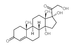 Pregn-4-ene-3,20-dione,14,17,21-trihydroxy-结构式