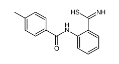 N-(2-carbamothioylphenyl)-4-methylbenzamide结构式