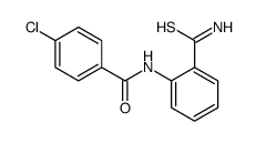N-(2-carbamothioylphenyl)-4-chlorobenzamide结构式