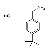 4-叔丁基苄胺盐酸盐结构式