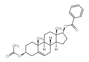 Androst-5-ene-3,17-diol,3-acetate 17-benzoate, (3b,17b)-结构式
