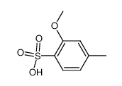 3-methoxy-toluene-4-sulfonic acid结构式