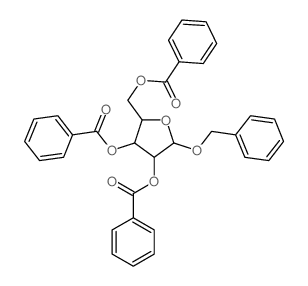 b-D-Ribofuranoside, phenylmethyl,tribenzoate (9CI)结构式